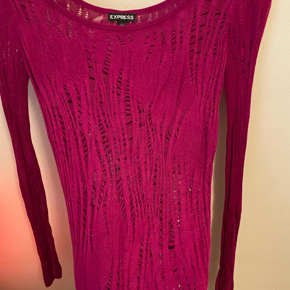 Vibrant Sexy Tunic Sweater